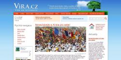 Vira.cz je stále nejsledovanější český náboženský web Vira.cz je stále nejsledovanější český náboženský web
