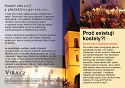 Noc kostelů - leták Proč existují kostely? (Aleš Opatrný)