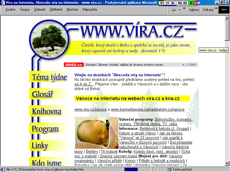 vira.cz 1998 - 2001