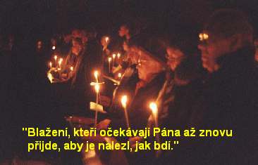 Pán přijde znovu, očekávejme ho s rozžatými svícemi... / fotogalerie Velikonoce, vigilie, foto: IMa