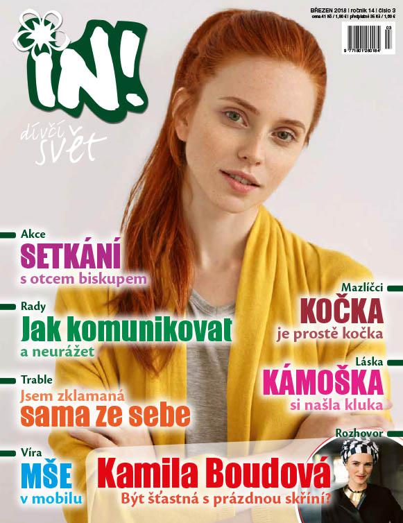 Březnové číslo časopisu pro dívky IN!
