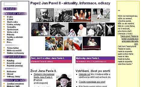 Papež Jan Pavel II. - život, úmrtí, odkaz - zvláštní stránka