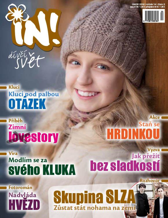 Únorové číslo časopisu pro dívky IN!