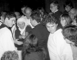 Matka Tereza v Praze 1984 foto / Mother Teresa 1984 Prague picture / photo: IMA