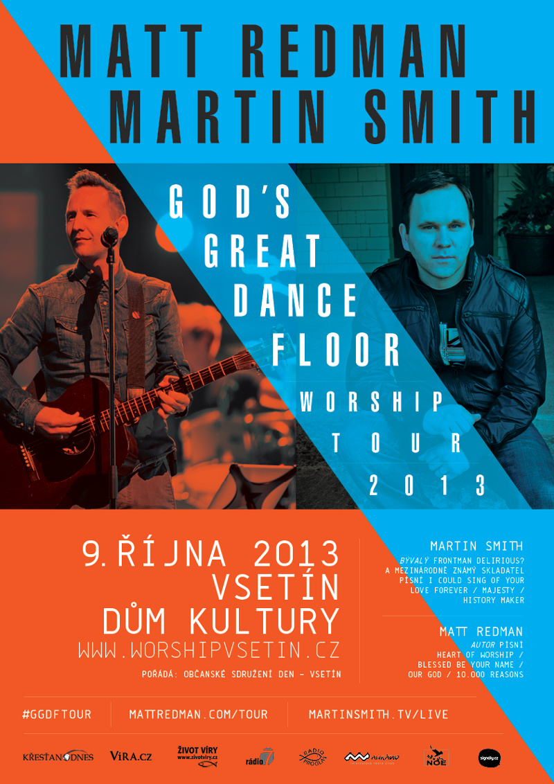 Matt Redman a Martin Smith v ČR