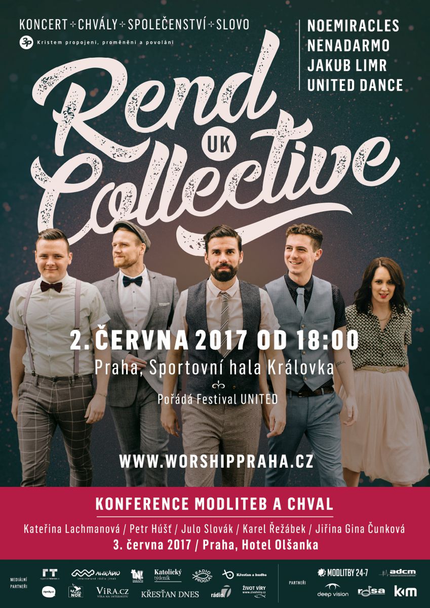 Rend collective plakát koncert Praha