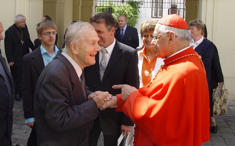 Miloslav kardinál Vlk, Radovan Lukavský / foto -IMA-