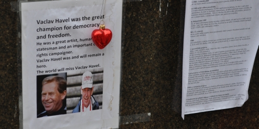 Vaclav Havel, rozloučení, Goodbye, Abschied