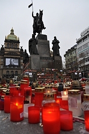 Vaclav Havel, rozloučení, Goodbye, Abschied