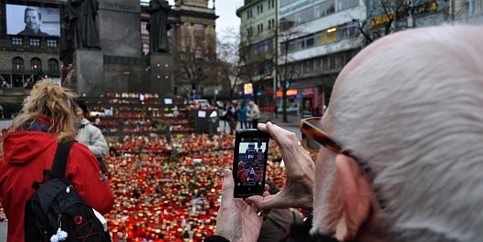 Vaclav Havel, rozloučení, Goodbye, Abschied