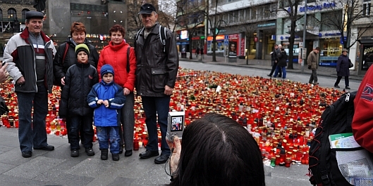 Vaclav Havel, rozloučení, Goodbye, Abschied