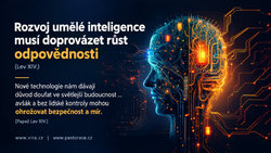 Rozvoj umělé inteligence musí doprovázet růst odpovědnosti (Lev XIV.)