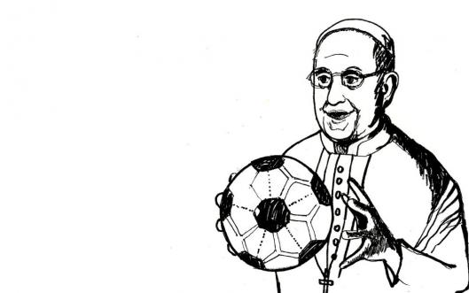 Papež František a fotbal