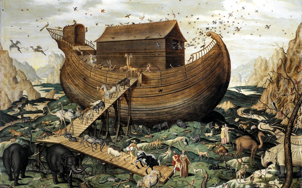 Noah's Ark on the Mount Ararat / Simon de Myle (Public Domain) / výřez / Zdroj: https://www.worldhistory.org/Noah's_Ark/ 