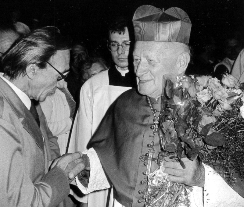 Kardinál Tomášek 1986 / foto. -ima-