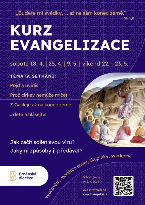 Kurz evangelizace v Brně - od 18.4.2026