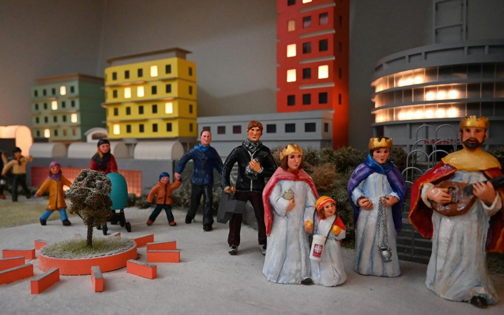 Betlém z kostela svatého Prokopa v Praze - Nových Butovicích...