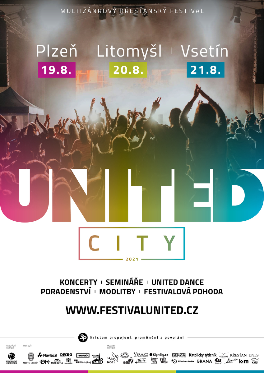 Křesťanský festival pro mládež UNITED se letos opět koná! Ve čt 19. 8. - so 21. 8.