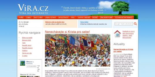 Vira.cz je stále nejsledovanější český náboženský web