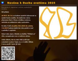 Svatodušní novéna 2025 e-mailem