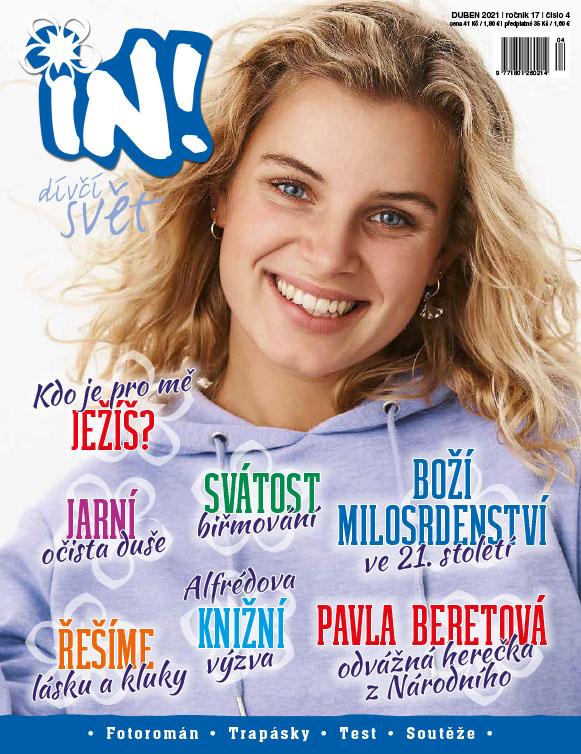Časopis IN! pro dívky na měsíc duben