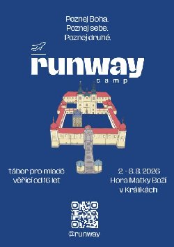 Runway camp 2. - 8. 8. 2026  Letní tábor pro mladé 16-23 let  