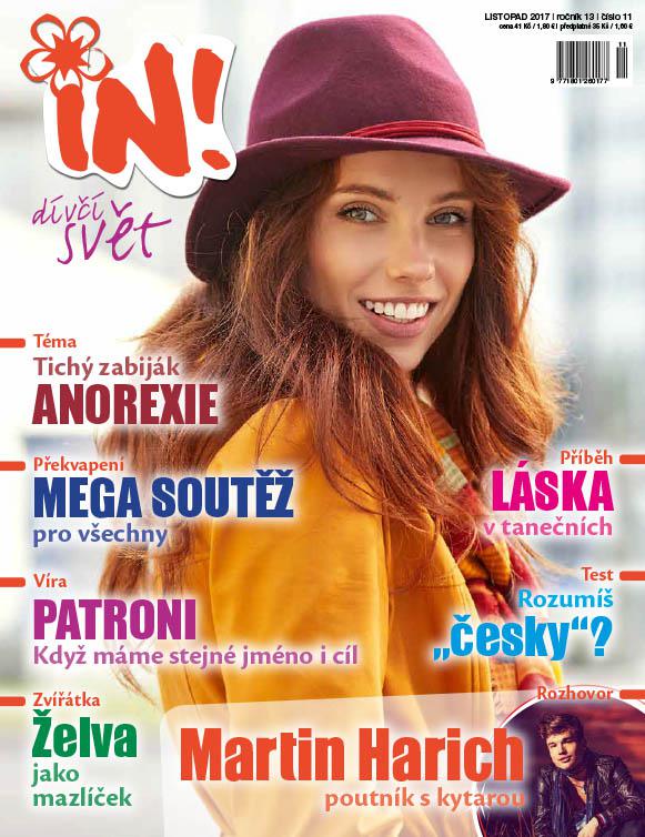 Listopadové číslo časopisu pro dívky IN!
