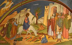 Květná neděle, připomínka Ježíšova slavného vjezdu do Jeruzaléma před Velikonocemi