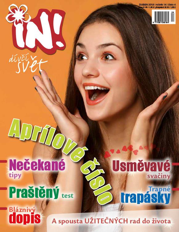 Dubnové číslo časopisu pro dívky IN!