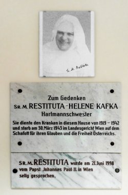 Marie Restituta Kafková.